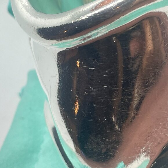 Tiffany & Co. Silver Elsa Peretti Bone Cuff Left Hand Medium 6" Circumference - Picture 12 of 16